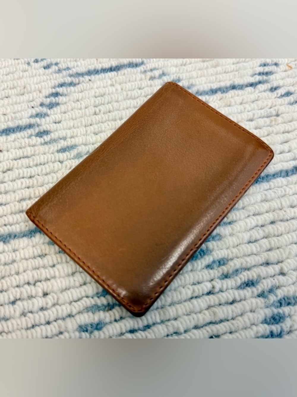 DIOR Vintage Y2K Rare Unisex Brown Leather Classic CD Logo Card Holder Wallet - Picture 7 of 16